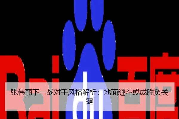 张伟丽下一战对手风格解析：地面缠斗或成胜负关键